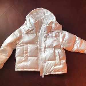 fashion white puffer coat - authentic with tag